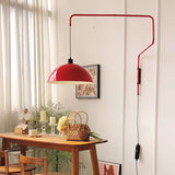 Elio Modern Swivel Wall Sconce Plug In Adjustable Arm Lamp with Counterweight for Reading