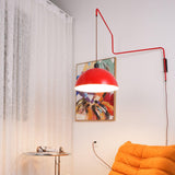 Elio Modern Swivel Wall Sconce Plug In Adjustable Arm Lamp with Counterweight for Reading