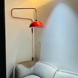 Elio Modern Swivel Wall Sconce Plug In Adjustable Arm Lamp with Counterweight for Reading