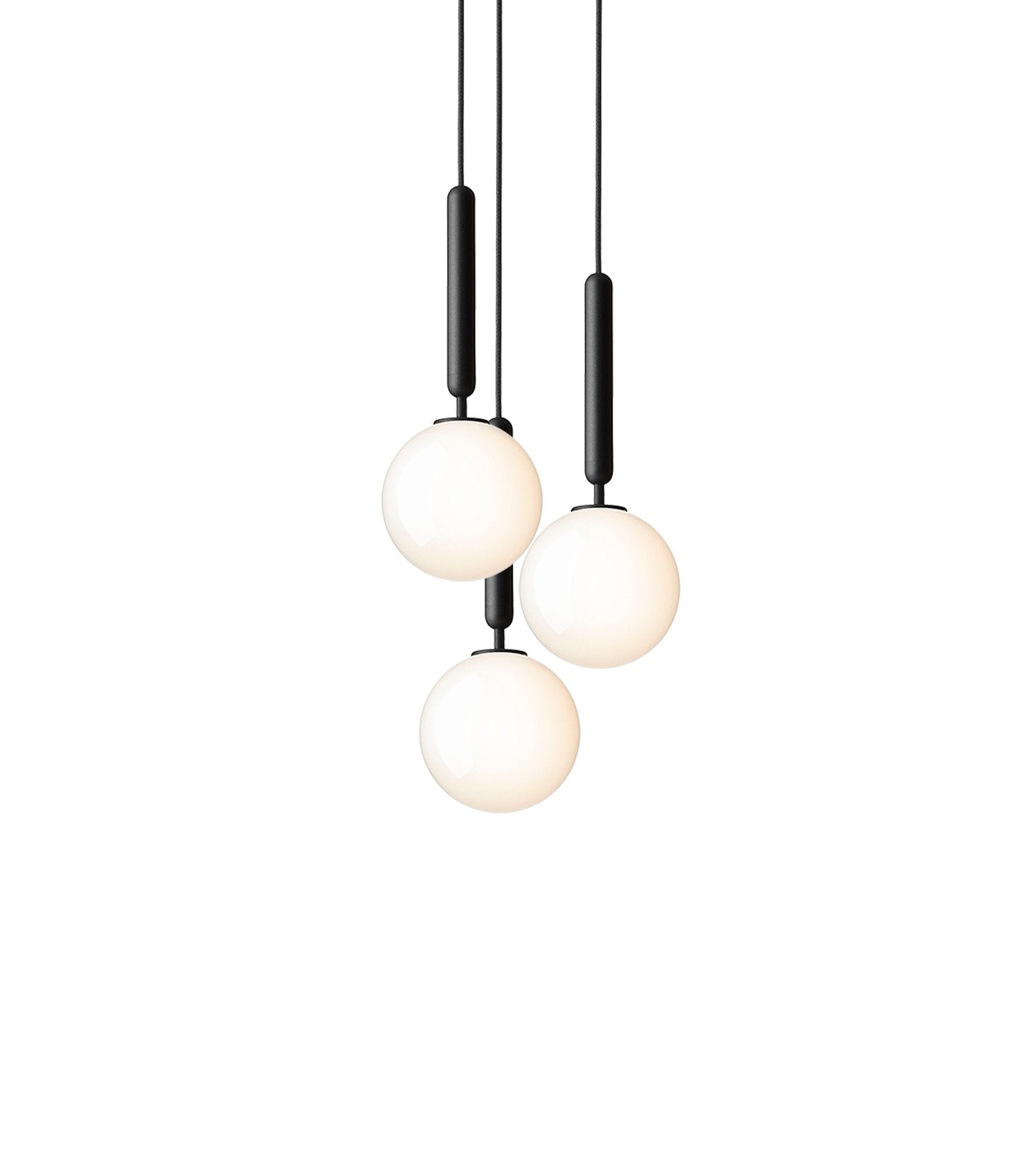 Elysian Glow Glass Sphere Pendant Swag Light with Brass Finish and Plug In Cord