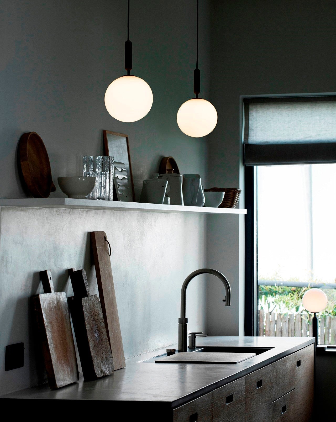 Elysian Glow Glass Sphere Pendant Swag Light with Brass Finish and Plug In Cord
