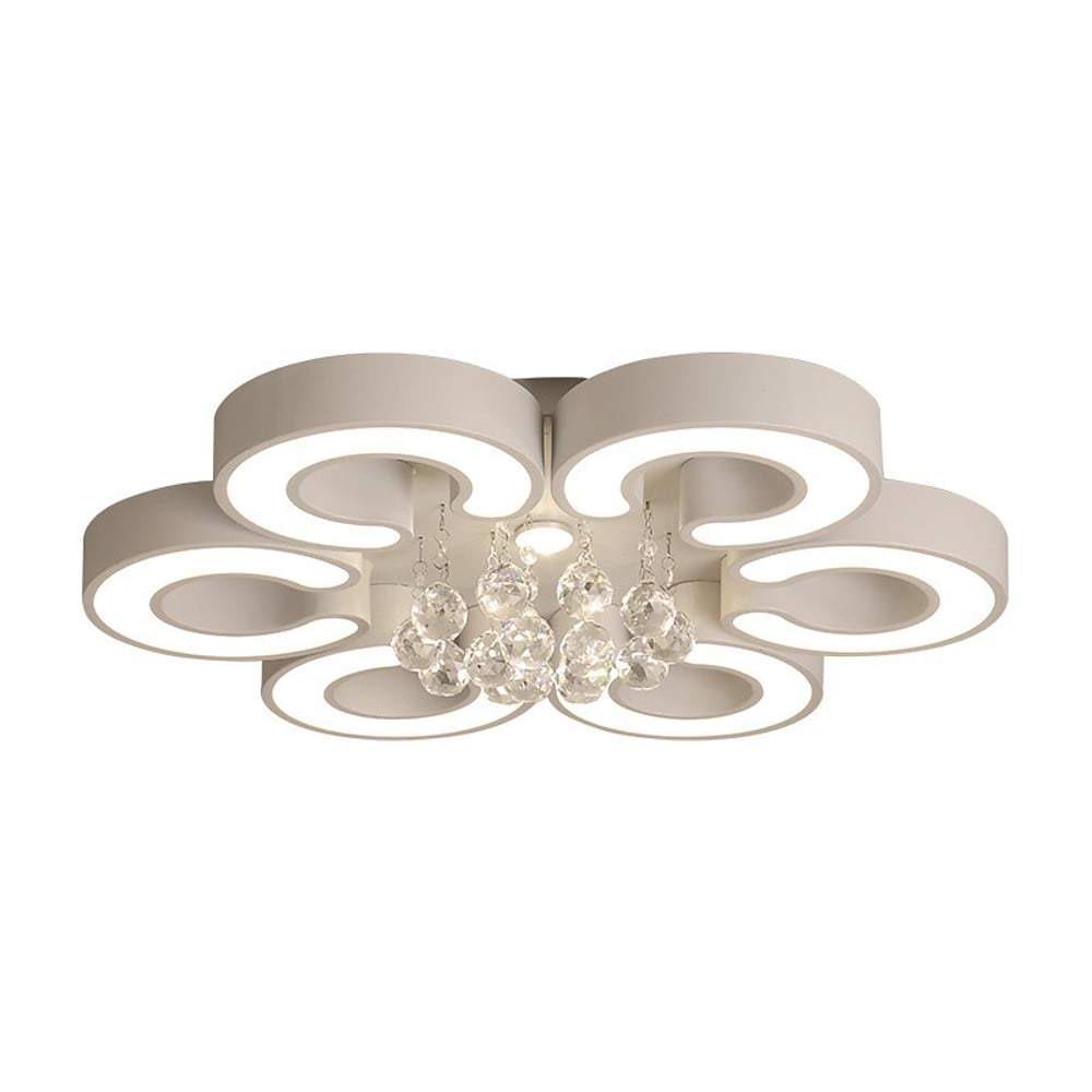 Modern Flower Cluster LED Ceiling Light Dimmable Flush Mount Fixture for Bedroom and Living Room