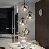 Eres Translucent Oval Glass Droplight Pendant Lamp for Modern Interior Ceiling Decor