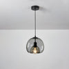Eres Translucent Oval Glass Droplight Pendant Lamp for Modern Interior Ceiling Decor