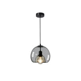 Eres Translucent Oval Glass Droplight Pendant Lamp for Modern Interior Ceiling Decor