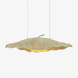 Etaias Handcrafted Paper Pulp LED Pendant Light White Artistic Hanging Fixture for Modern Interiors