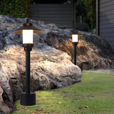 European Style Outdoor Garden Pathway Light Waterproof Aluminum and Marble Landscape Lamp