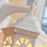 European Style Waterproof Aluminum Glass Outdoor Wall Sconce for Porch and Terrace