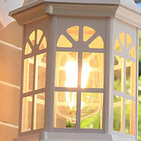 European Style Waterproof Aluminum Glass Outdoor Wall Sconce for Porch and Terrace