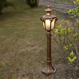 European Style Waterproof Outdoor Garden Pathway Post Light Aluminum Lawn Lamp 31 Inch