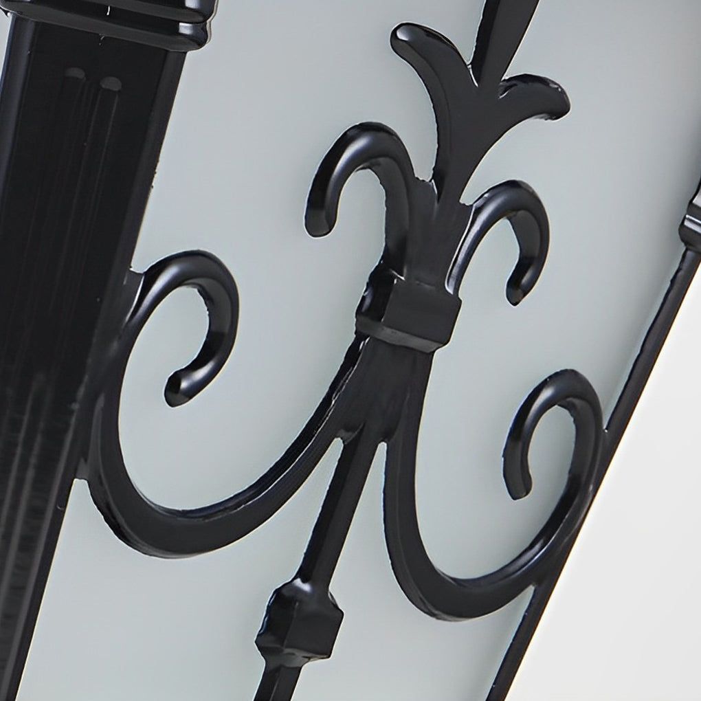 European Style Waterproof Solar Fence Post Light for Outdoor Garden Pillars