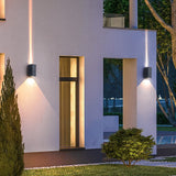 Exterior LED Up and Down Wall Sconce Dual Beam Outdoor Porch Light for Garden Villa