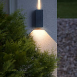 Exterior LED Up and Down Wall Sconce Dual Beam Outdoor Porch Light for Garden Villa