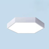 Modern Geometric Hexagon LED Flush Mount Ceiling Light Fixture for Home Decor