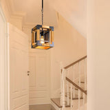 Farmhouse Wood Chandelier for Kitchen Island Linear Industrial Dining Room Light Fixture