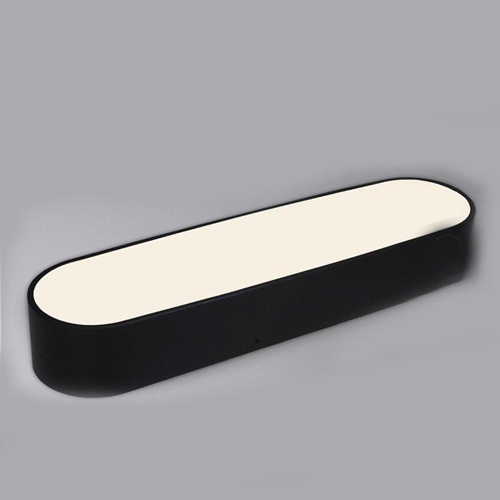 26 Inch Modern Acrylic Flush Mount Ceiling Light with Integrated LED and PVC Shade