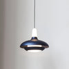 Fiji Modern Glass Elliptical Pendant Light with Integrated LED Illumination