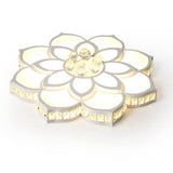 Modern Flower Shaped Dimmable LED Flush Mount Ceiling Light Creative Acrylic Floral Lighting Fixture