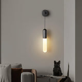 Flume Acrylic and Brass Wall Sconce Set of 2 Modern Indoor Bracket Light for Bedroom and Bathroom