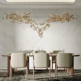 Fluttering Leaves Nature Inspired Large LED Chandelier with Amber Glass for Hotels and Living Rooms