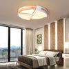 Modern Geometric Quartered Circle LED Flush Mount Ceiling Light Dimmable Lamp