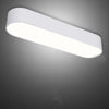 26 Inch Modern Acrylic Flush Mount Ceiling Light with Integrated LED and PVC Shade