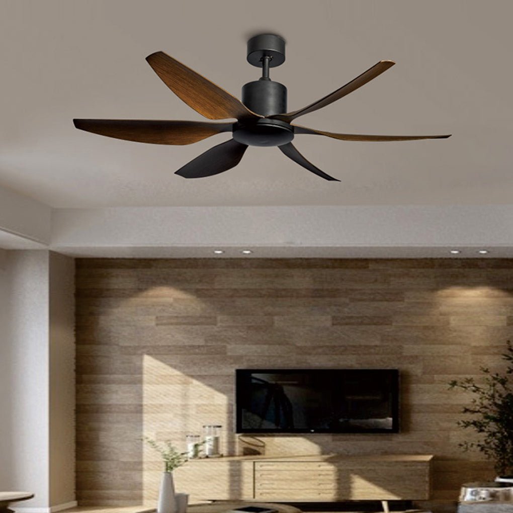 66 Inch Modern Ceiling Fan with 24W Dimmable LED Light Remote Control Silent DC Motor