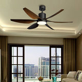 66 Inch Modern Ceiling Fan with 24W Dimmable LED Light Remote Control Silent DC Motor