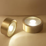 Modern Gold Copper LED Ceiling Light Flush Mount Round Acrylic Lamp for Bedroom Office