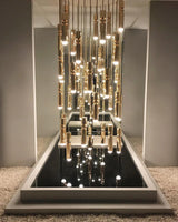 Fulcrum Modern Cylindrical LED Pendant Light Adjustable Hanging Ceiling Fixture