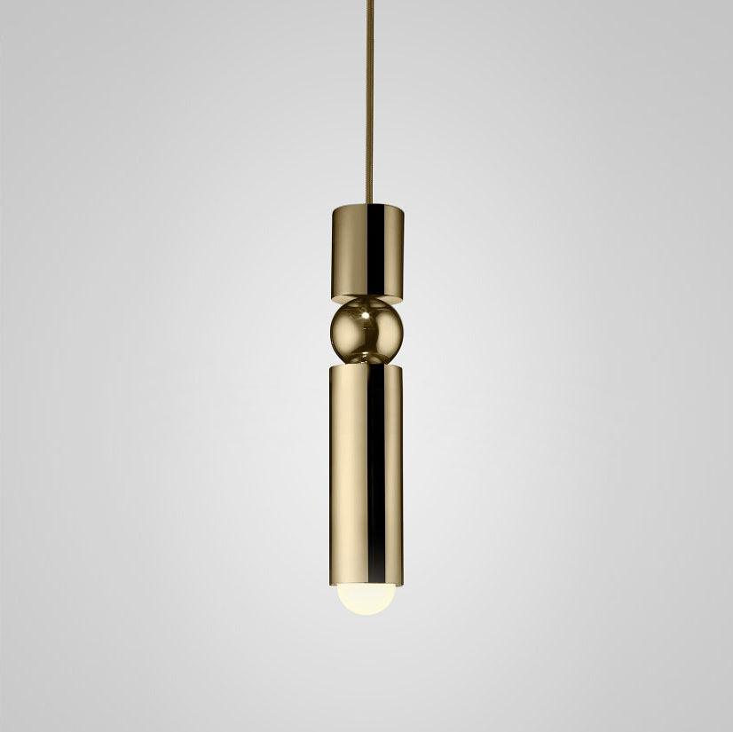 Fulcrum Modern Cylindrical LED Pendant Light Adjustable Hanging Ceiling Fixture