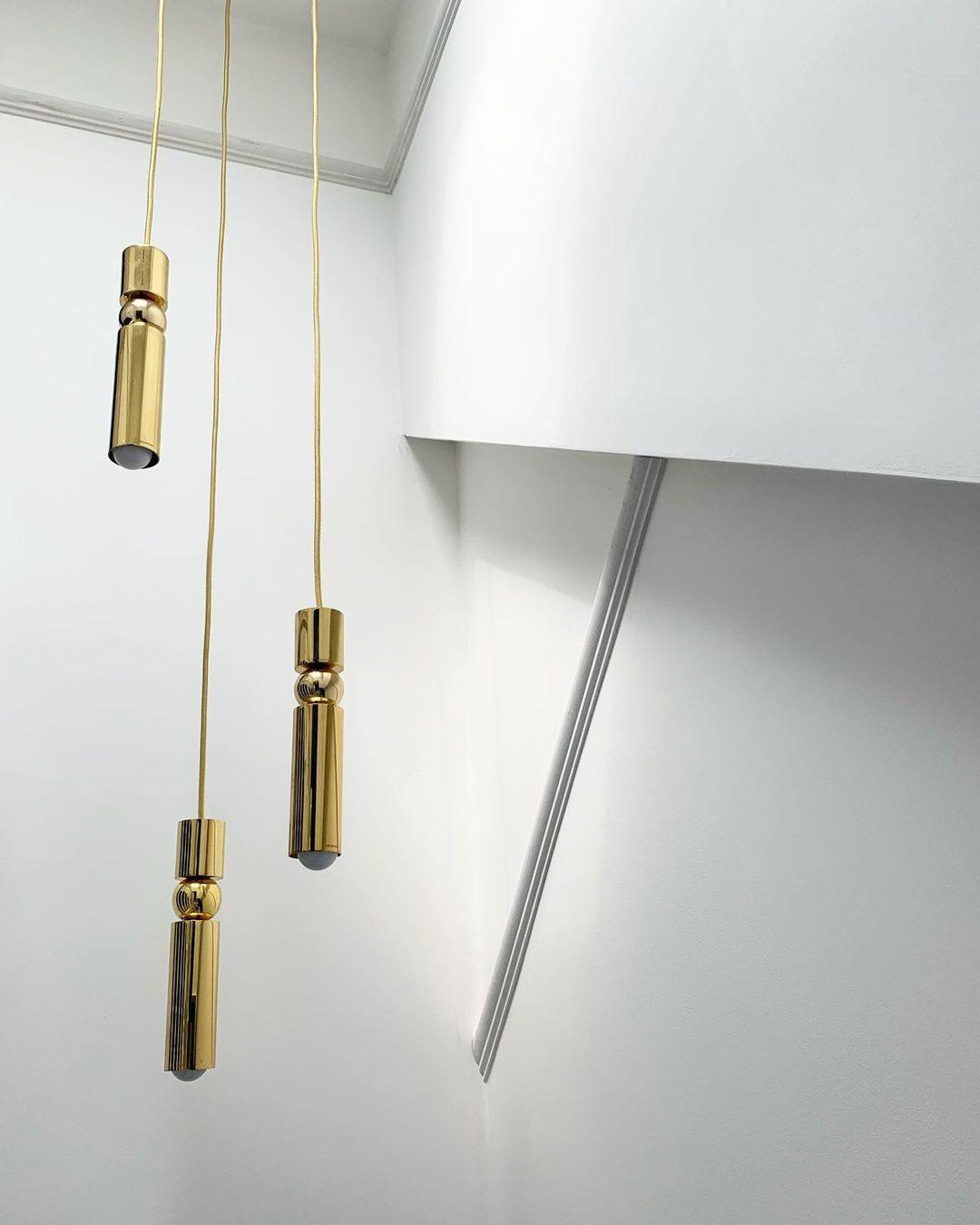 Fulcrum Modern Cylindrical LED Pendant Light Adjustable Hanging Ceiling Fixture