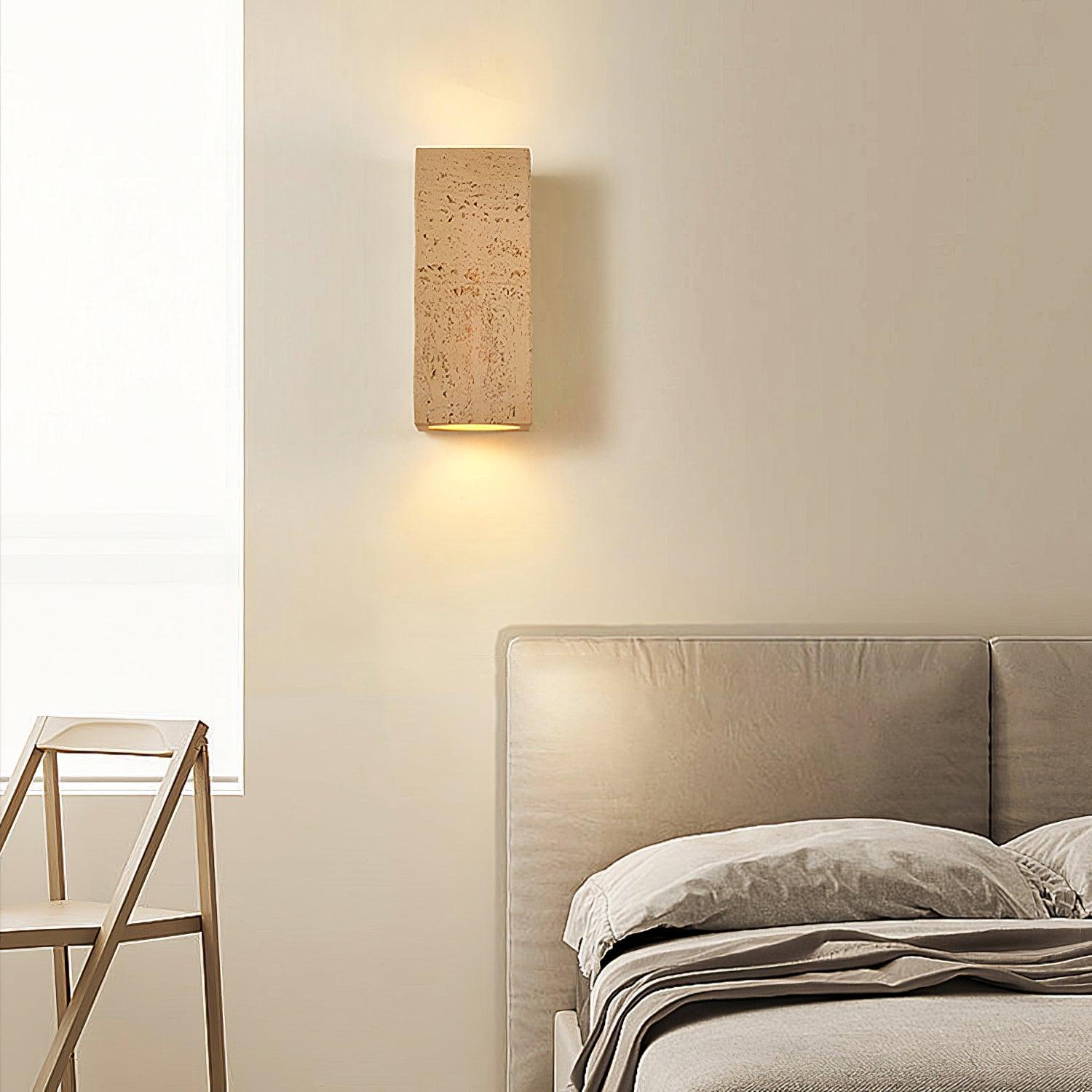 Geometric Brick Design LED Wall Lamp Set for Contemporary Interior Decoration