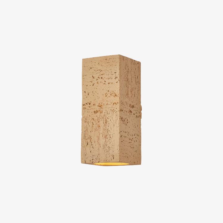 Geometric Brick Design LED Wall Lamp Set for Contemporary Interior Decoration