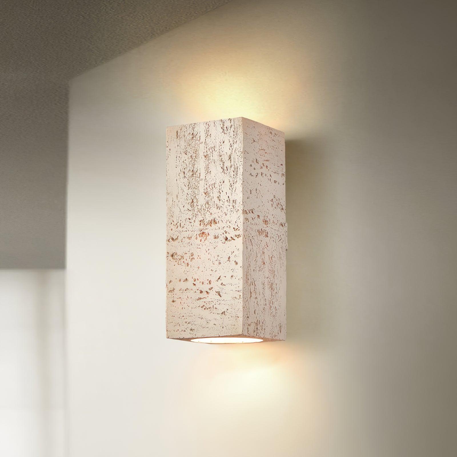 Geometric Brick Design LED Wall Lamp Set for Contemporary Interior Decoration
