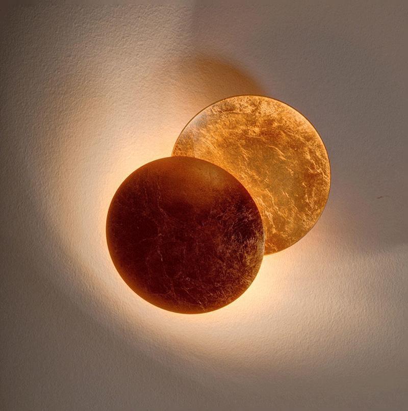 Giorgio Adjustable Disc Wall Lamp Modern LED Indirect Sconce Lighting for Bedroom and Hallway
