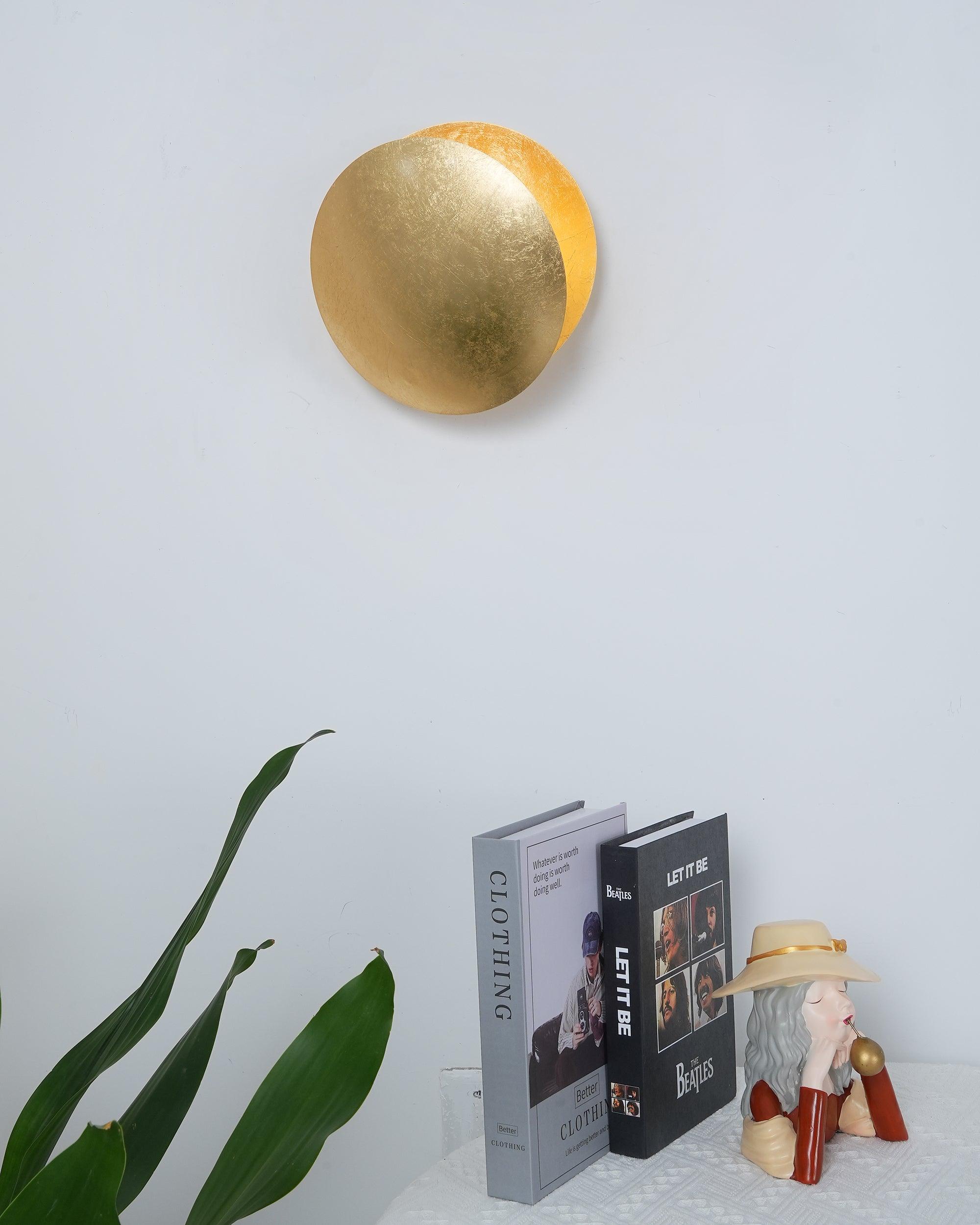 Giorgio Adjustable Disc Wall Lamp Modern LED Indirect Sconce Lighting for Bedroom and Hallway