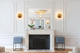 Giorgio Adjustable Disc Wall Lamp Modern LED Indirect Sconce Lighting for Bedroom and Hallway