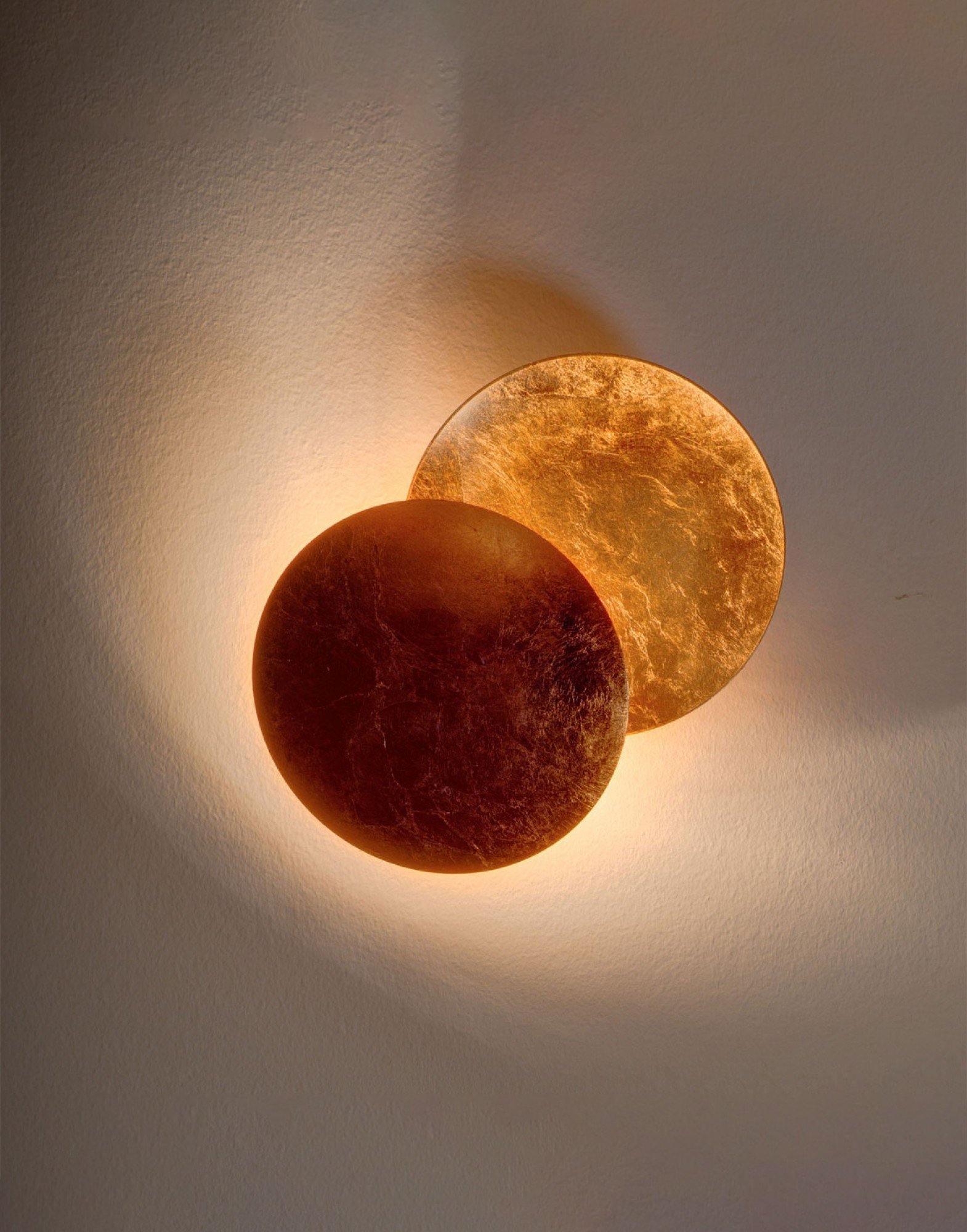 Giorgio Adjustable Disc Wall Lamp Modern LED Indirect Sconce Lighting for Bedroom and Hallway