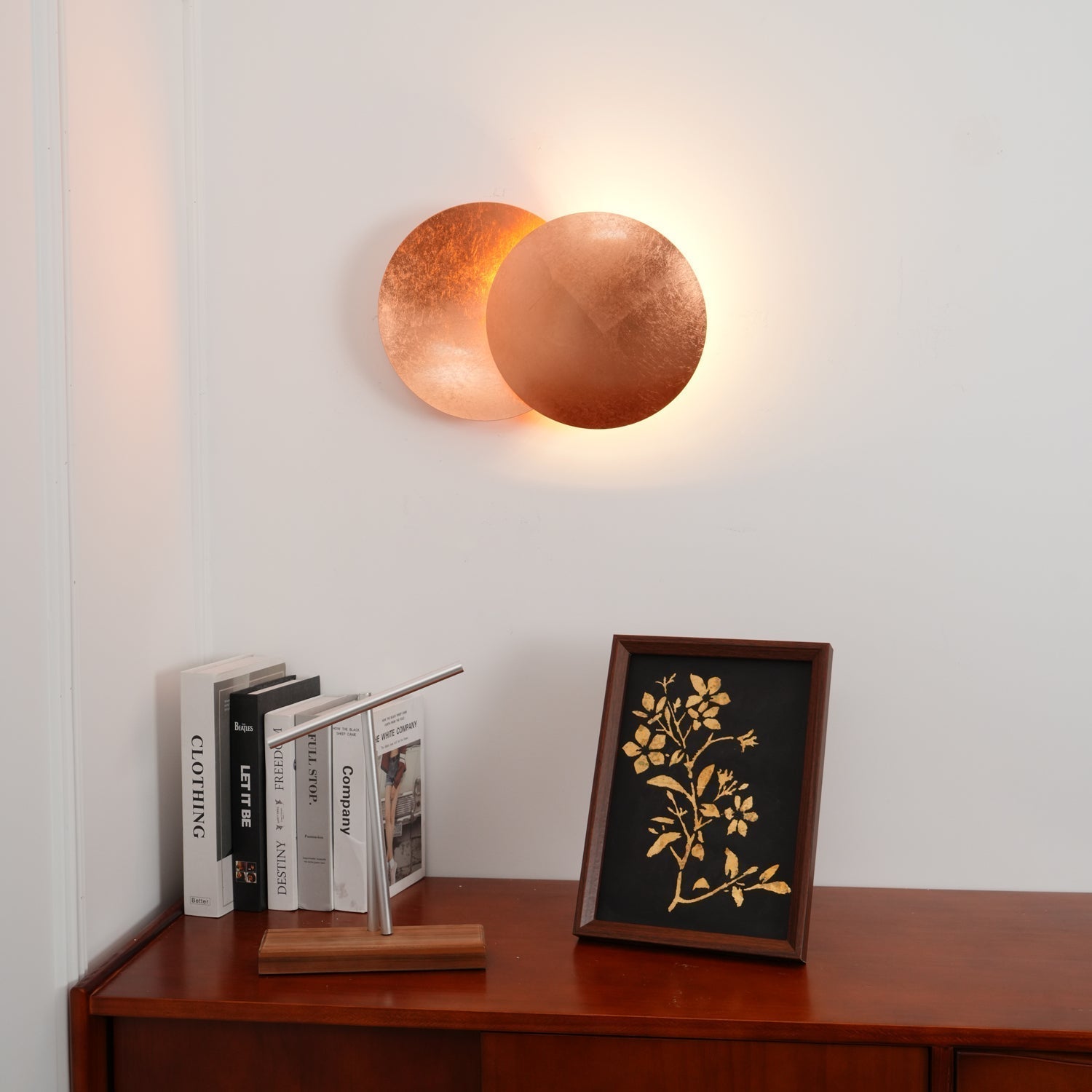 Giorgio Adjustable Disc Wall Lamp Modern LED Indirect Sconce Lighting for Bedroom and Hallway