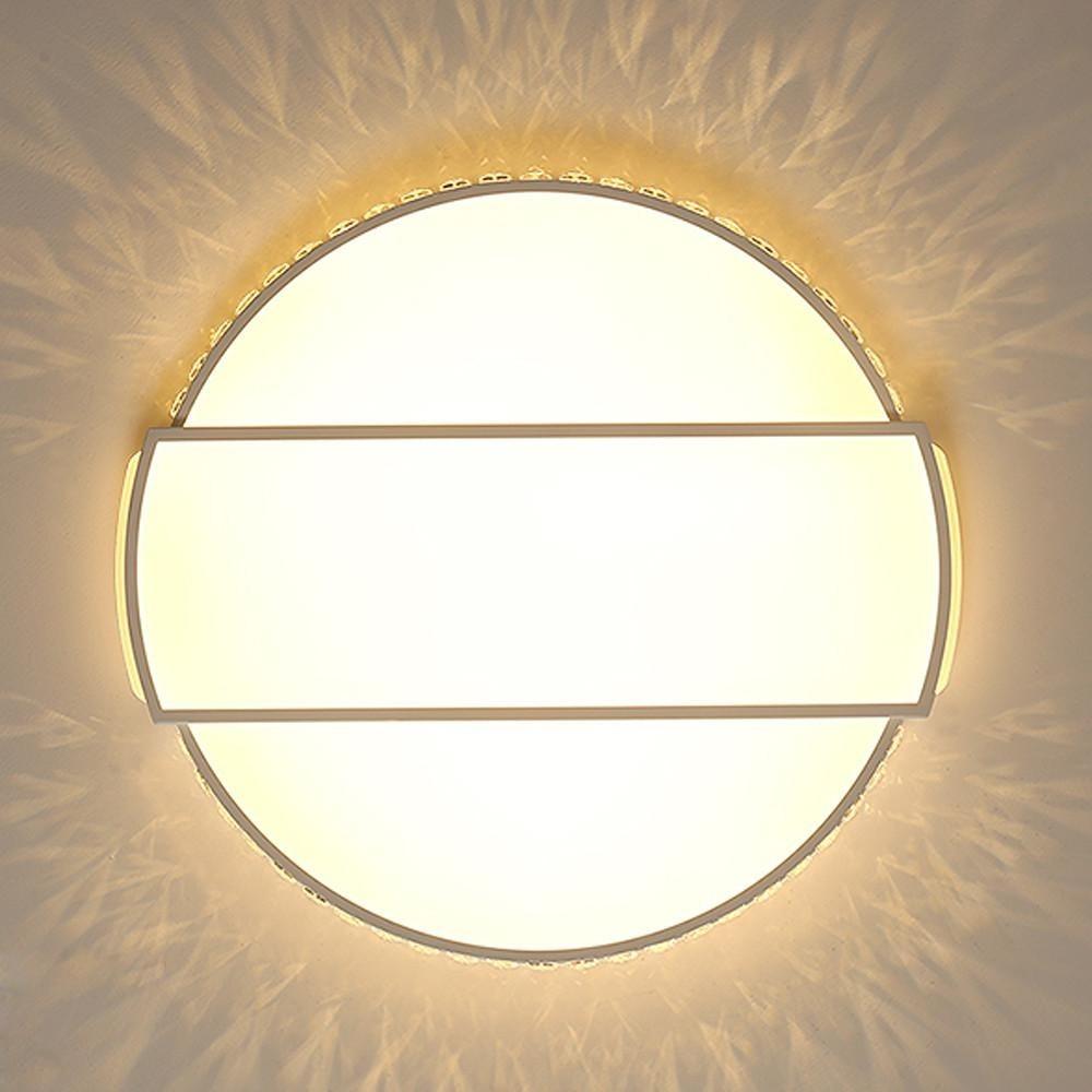Modern Creative Slim LED Flush Mount Ceiling Light 20 Inch Square Ambient Fixture