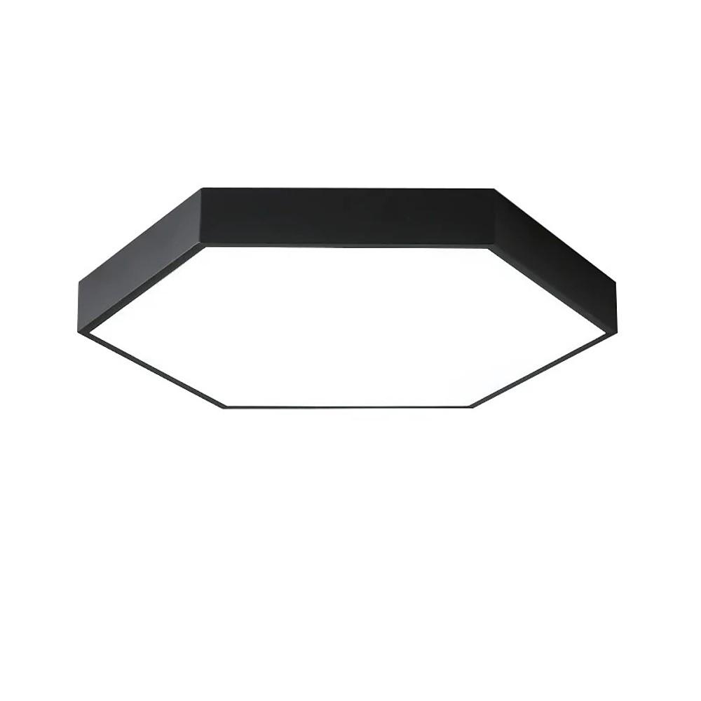 Modern Geometric Hexagon LED Flush Mount Ceiling Light Fixture for Home Decor