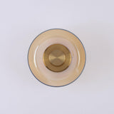 Glimmera Modern Glass and Brass LED Wall Sconce Ambient Indoor Light Fixture