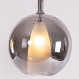Glo Modern Glass Globe Pendant Light with Metallic Finish for Interior Lighting