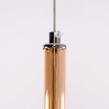 Glo Modern Glass Globe Pendant Light with Metallic Finish for Interior Lighting