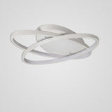Modern Double Ring LED Flush Mount Ceiling Light for Bedroom and Living Room Lighting