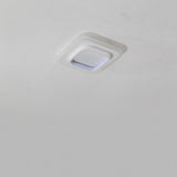 Modern Double Square LED Flush Mount Ceiling Light Fixture for Kitchen Sink