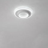 Modern Geometric 3 Circle LED Flush Mount Ceiling Light Fixture for Home