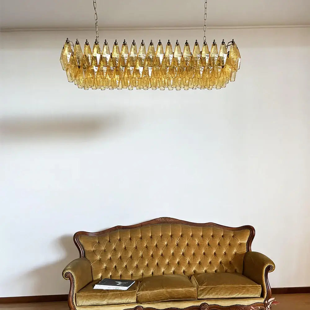 handcrafted-amber-murano-poliedri-glass-chandelier-luxury-rectangular-lighting-fixture