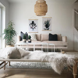 Handcrafted Bamboo Braided Pendant Light Natural Woven Hanging Lamp for Indoor Lighting
